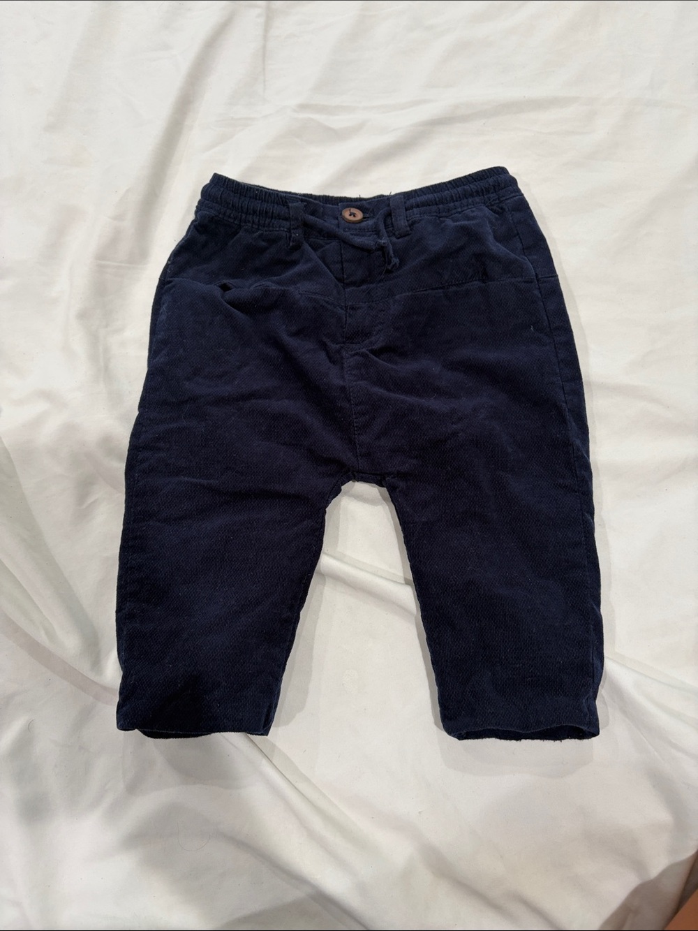 Zara Toddler Navy Cotton Corduroy Pants